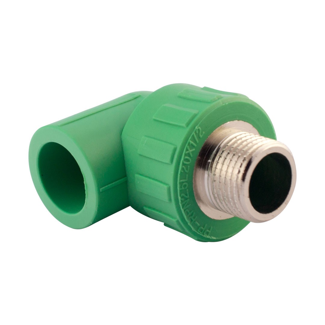 thumbnail image 2 of 3/4" PEX X 3/4" Male NPT Threaded Elbow – Brass Crimp Fitting For Plumbing 2 of 11